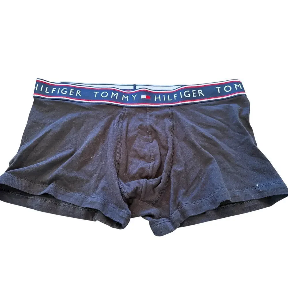 Tommy Hilfiger Men's Black Cotton Stretch Underwear 3 Pack Size L